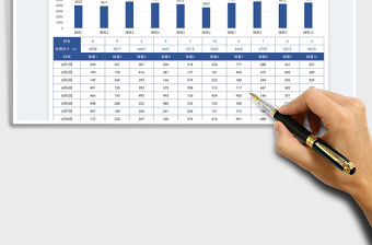2023銷售員單月業(yè)績對比分析表免費下載