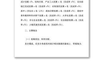 2022年上半年全市發(fā)展黨員工作情況匯報(bào)范文工作匯報(bào)總結(jié)報(bào)告