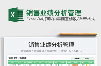 2023銷售業(yè)績分析管理免費下載