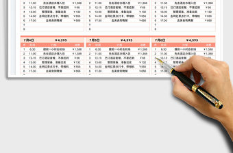 2023旅行行程計劃及消費記錄免費下載