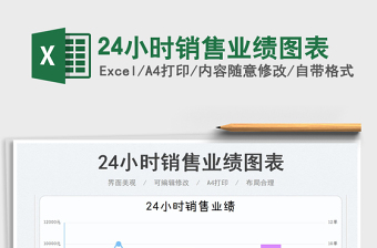 202324小時(shí)銷售業(yè)績圖表免費(fèi)下載