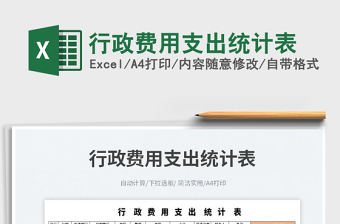 2023行政費(fèi)用支出統(tǒng)計(jì)表免費(fèi)下載