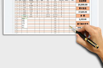 2023行政費用支出統(tǒng)計表免費下載