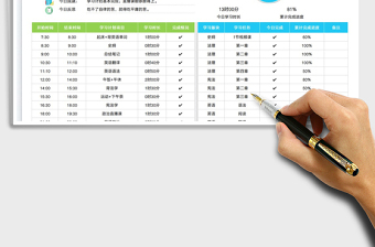 2023考研學(xué)習(xí)計劃表免費下載