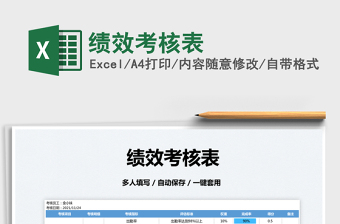 2023績效考核表免費下載