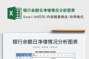 2023銀行余額日凈增情況分析圖表免費(fèi)下載