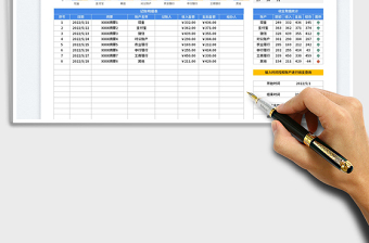 2023出納收支日記賬管理表免費(fèi)下載