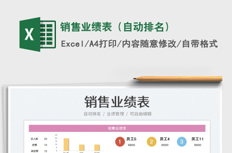 2023銷售業(yè)績表（自動(dòng)排名）免費(fèi)下載