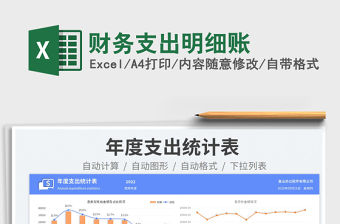 2023財務支出明細賬免費下載
