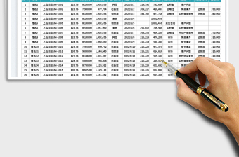 2023房地产房源销售统计表免费下载