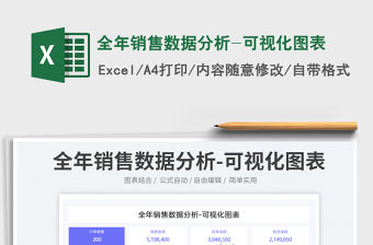 2023全年銷售數據分析-可視化圖表免費下載