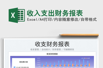 2023收入支出財務(wù)報表免費下載
