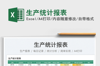 2023生產(chǎn)統(tǒng)計(jì)報(bào)表免費(fèi)下載