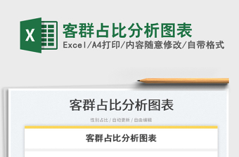2023客群占比分析圖表免費下載