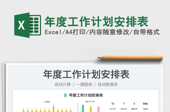 2022年度工作計(jì)劃安排表免費(fèi)下載
