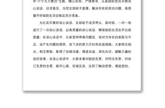 在黨支部狠抓落實專題組織生活會上的主持詞范文總結(jié)講話