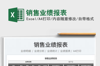 2023銷售業(yè)績報表免費下載