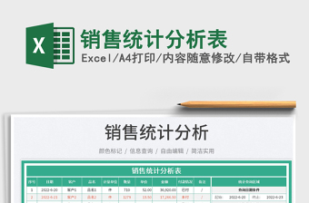 2023銷售統(tǒng)計(jì)分析表免費(fèi)下載