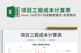2023項(xiàng)目工程成本計(jì)算表免費(fèi)下載
