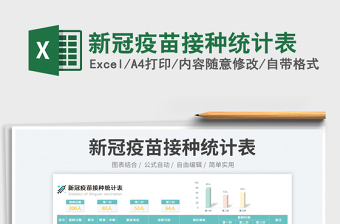 2023新冠疫苗接種統(tǒng)計表免費下載