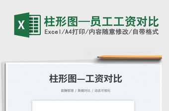 2023柱形圖—員工工資對(duì)比免費(fèi)下載