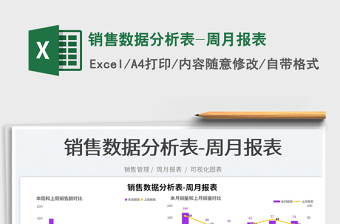 2023銷(xiāo)售數(shù)據(jù)分析表-周月報(bào)表免費(fèi)下載