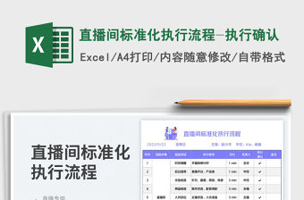 2023直播間標準化執行流程-執行確認免費下載