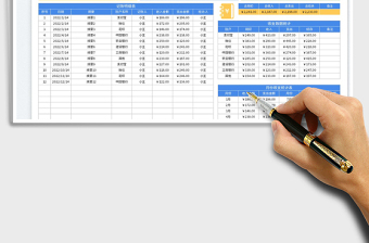 2023公司財(cái)務(wù)收支記賬管理表免費(fèi)下載