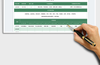 2023畢業(yè)旅行計劃表免費(fèi)下載