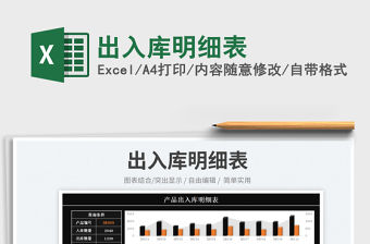 2023出入庫明細表免費下載