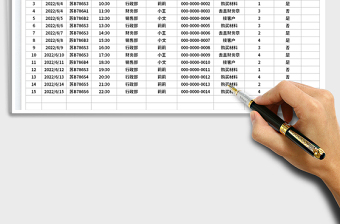 2023公司車輛使用登記表-可查詢免費(fèi)下載