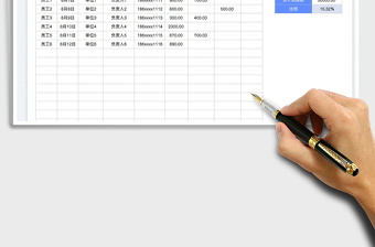 2023銷售費用統(tǒng)計表免費下載
