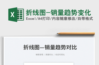 2023折線圖-銷量趨勢(shì)變化免費(fèi)下載