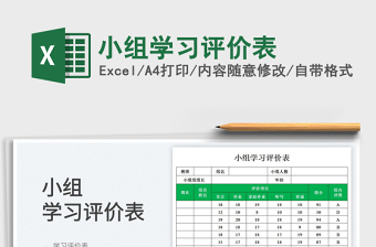 2023小組學(xué)習(xí)評(píng)價(jià)表免費(fèi)下載
