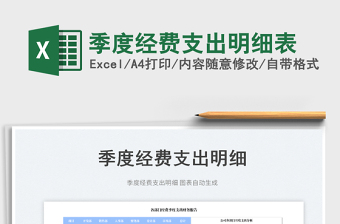 2023季度經(jīng)費(fèi)支出明細(xì)表免費(fèi)下載