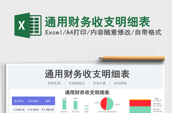 2023通用財(cái)務(wù)收支明細(xì)表免費(fèi)下載