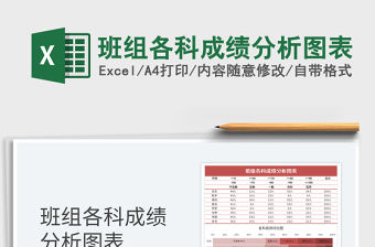 2023班組各科成績分析圖表免費下載