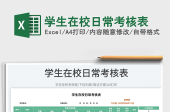 2023學(xué)生在校日?？己吮砻赓M(fèi)下載