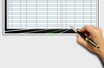 2023收付賬款登記表免費(fèi)下載