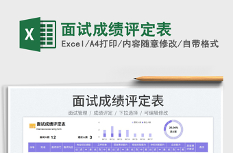 2023面試成績評定表免費下載
