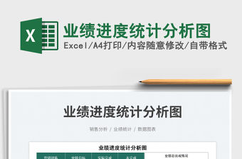 2023業績進度統計分析圖免費下載