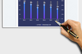 2023滑珠柱形圖-可視化圖表免費下載