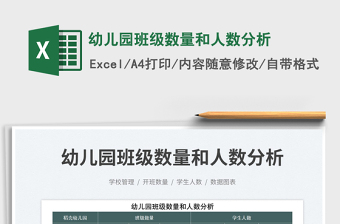 2023幼兒園班級(jí)數(shù)量和人數(shù)分析免費(fèi)下載