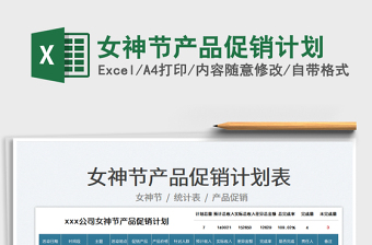 2023女神節(jié)產(chǎn)品促銷(xiāo)計(jì)劃免費(fèi)下載