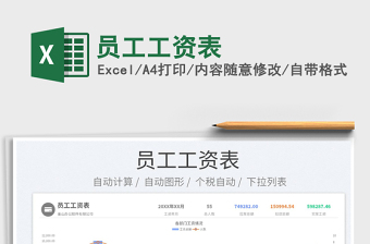 2023員工工資表免費下載