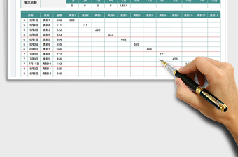 2023日常消費(fèi)記錄統(tǒng)計(jì)表免費(fèi)下載