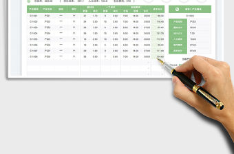 2023成本核算分析表（內置查詢）免費下載