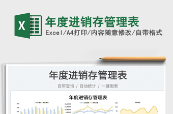 2022年度進銷存管理表免費下載