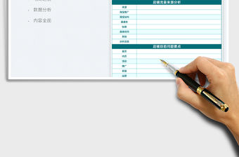 2023電商運營月數據總結表免費下載