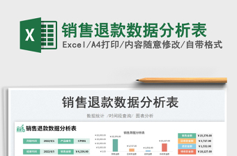 2023銷售退款數(shù)據(jù)分析表免費(fèi)下載